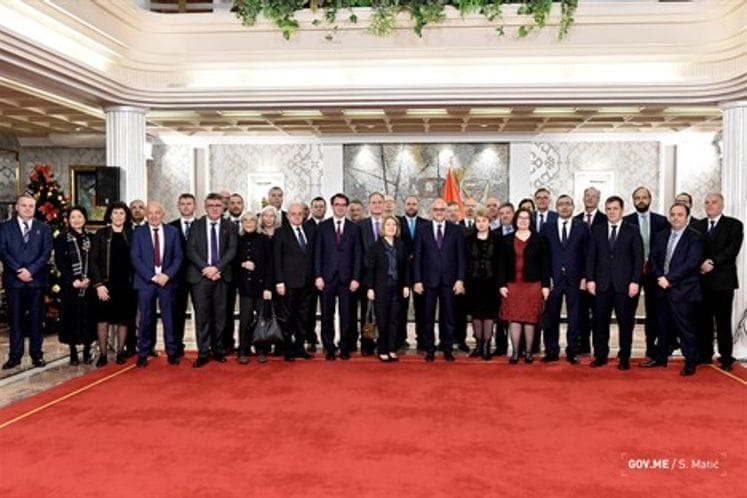 Foreign Minister Darmanović hosts traditional New Year's reception for members of Diplomatic Corps