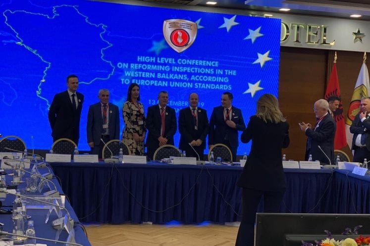 Uprava za inspekcijske poslove učestvovala na konferenciji o reformi inspekcija zemalja Zapadnog Balkana u Tirani