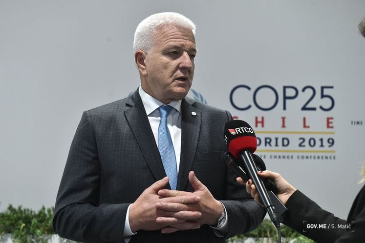 PM Marković attends Global Climate Change Conference in Madrid: Only acceptable path for Montenegro's development is based on environmental concerns