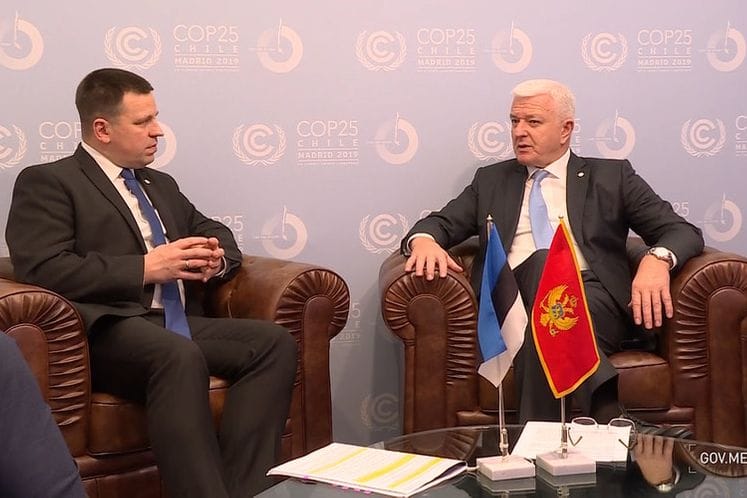 PM Marković meets with Estonian Prime Minister Jüri Ratas