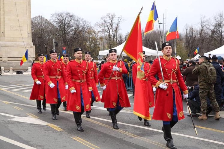 Počasna garda Vojske Crne Gore na Nacionalnom danu Rumunije