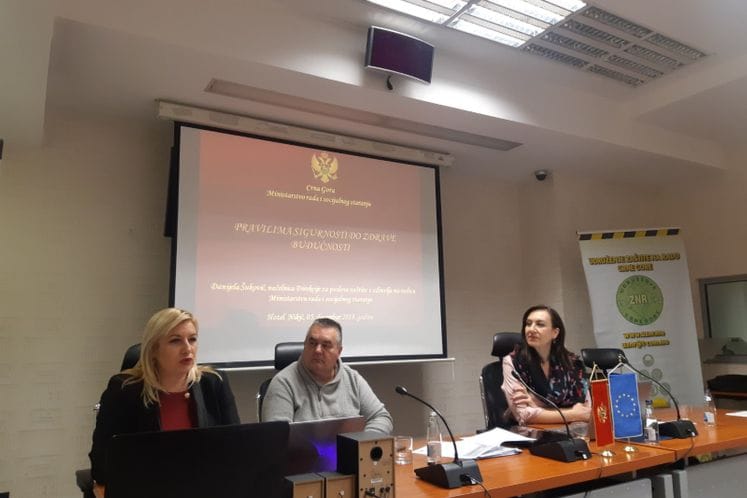 SAOPŠTENJE: EDUKATIVNA RADIONICA ZA POSLODAVCE „PRAVILIMA SIGURNOSTI DO ZDRAVE BUDUĆNOSTI“