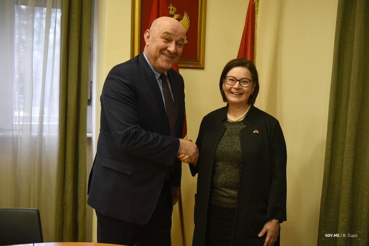 Susret ministra Radunovića sa ambasadorkom SAD-a u Crnoj Gori
