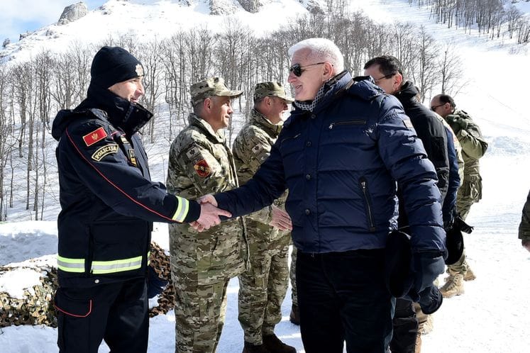 PM Marković at military exercise Winter 2019: I am proud and happy that Montenegro has such army, police and protection services able to respond to greatest challenges