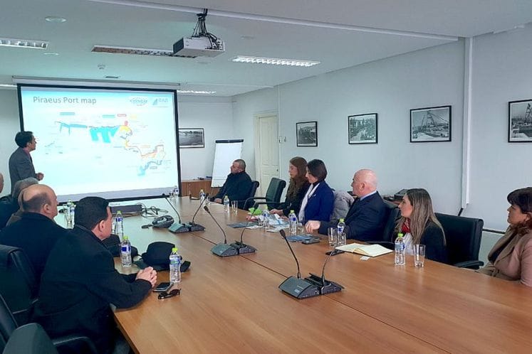 Minister Nurkovic met with senior management of MMC Holding group S.A.L, as well as representatives of port Piraeus