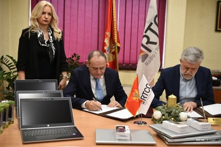 Ministry of Agriculture and Rural Development donates equipment to Radio of Montenegro: Objective information is important support to development of countryside and agriculture