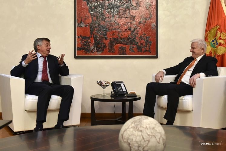 PM Marković hosts EHF President Wiederer: Montenegro ready to co-organise 2022 World Women's Handball Championship
