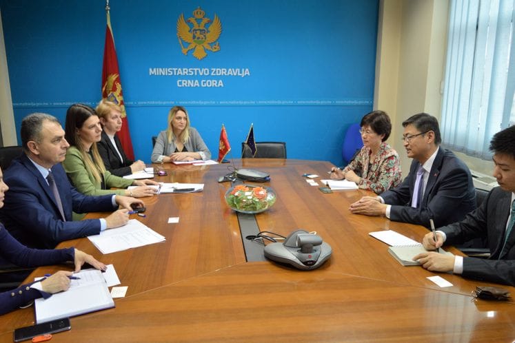Dobra saradnja u oblasti zdravstva između Crne Gore i NR Kine
