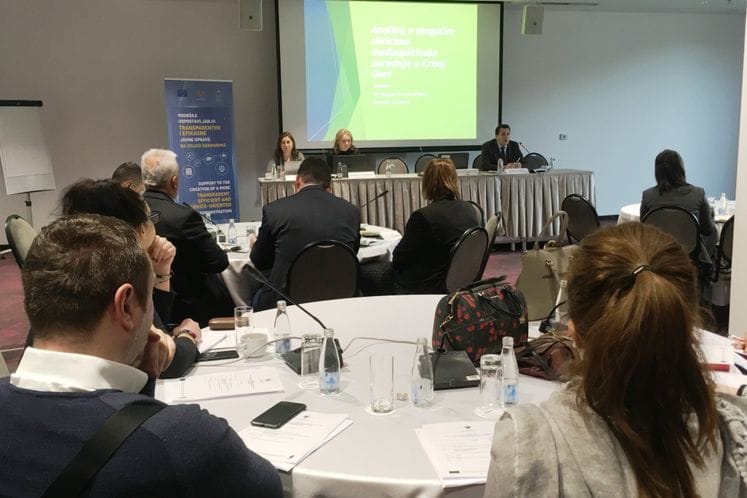 Održana prezentacija Analize o mogućim oblicima međuopštinske saradnje u Crnoj Gori