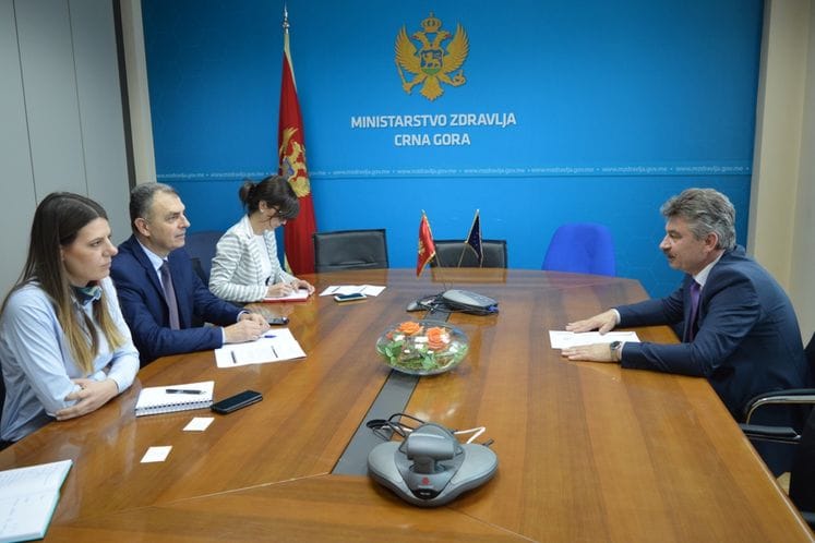 Hrapović sa ambasadorom Mađarske: Resori zdravlja dvije zemlje uspostaviće konkretnu saradnju