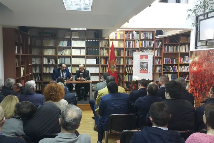 GORDAN STOJOVIĆ ODRŽAO PREDAVANJE U MATICI CRNOGORSKOJ