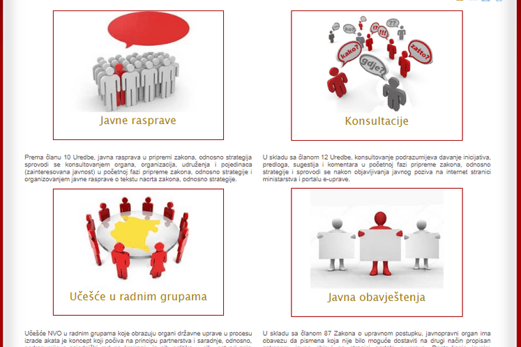 Počeo sa radom unaprijeđeni servis za učešće građana u javnim raspravama – eParticipacije