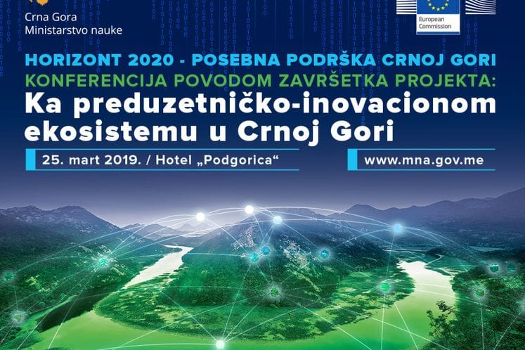 Najava: Konferencija na visokom nivou kao podstrek jačanju preduzetničko-inovacionog ekosistema u Crnoj Gori
