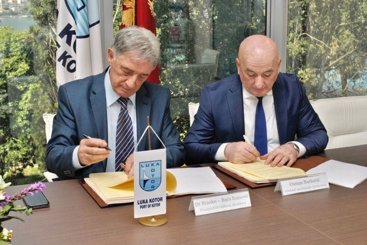 Potpisan Ugovor o koncesiji za Luku Kotor