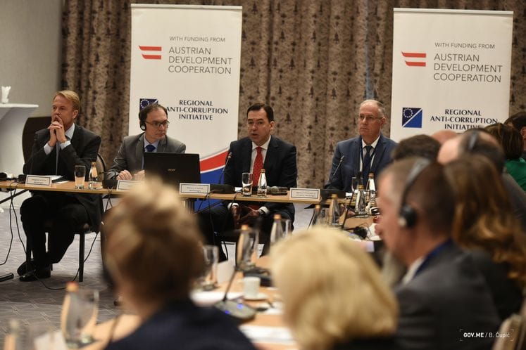 Government of Montenegro pledges support to international data exchange in order to prevent corruption