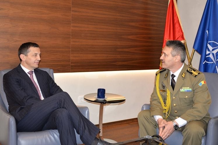 Pukovnik Šerban sa Boškovićem: Reforme sistema odbrane preporučuju Crnu Goru kao kvalitetnog saveznika