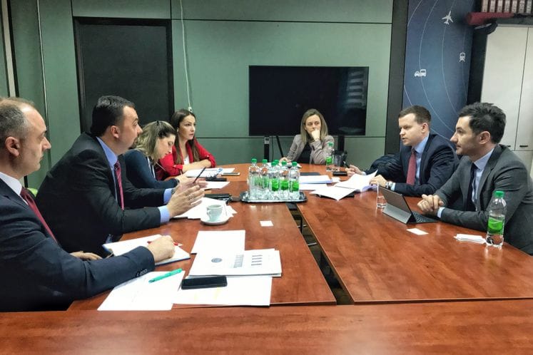 Analitičari kreditne rejting agencije Standard & Poor's u posjeti Ministarstvu saobraćaja i pomorstva