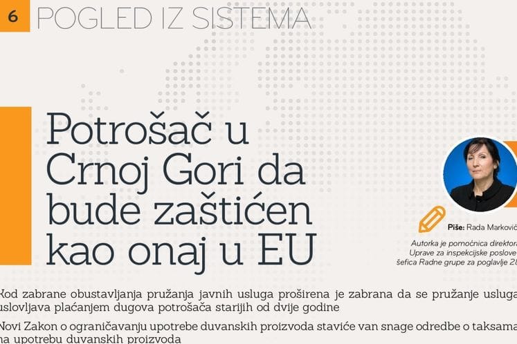 Rada Marković pomoćnica direktora i šefica radne grupe za poglavlje 28 o zaštiti potrošača za "Evropski puls"