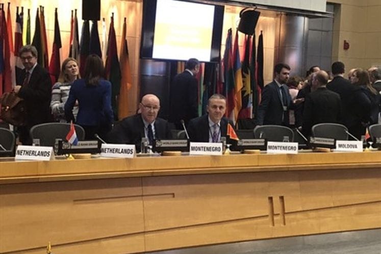 Montenegrin delegation at spring session of IMF and World Bank