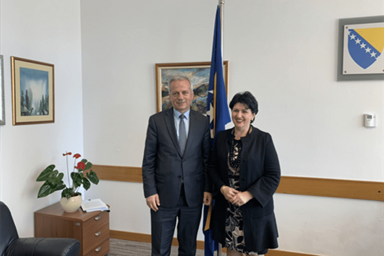 Ministers Purišić, Borovac: Montenegro and BiH are example of good cooperation in region