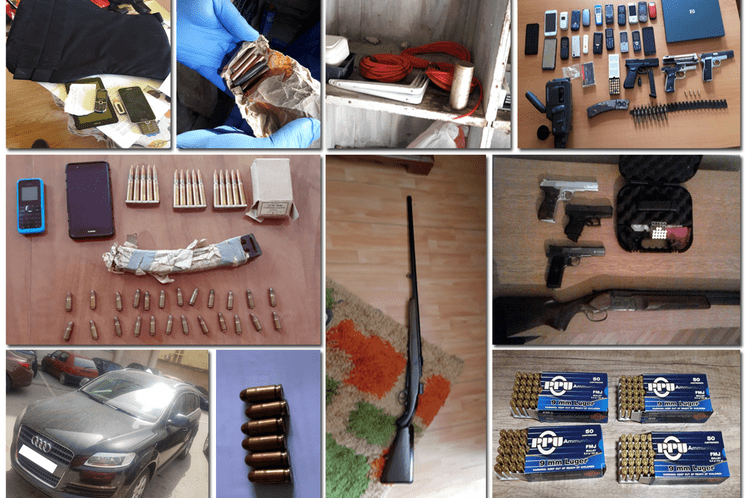 Policija u Podgorici, Cetinju i Danilovgradu izvršila pretrese na 22 lokacije; pet lica lišeno slobode