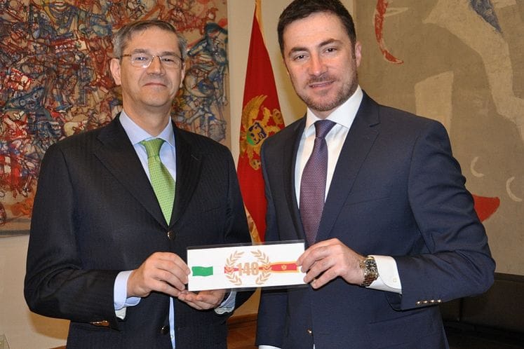 Ministar Bogdanović - ambasador Zelioli: Zajedničkim projektima Crna Gora i Republika Italija obilježavaju 140 godina od uspostavljanja diplomatskih odnosa