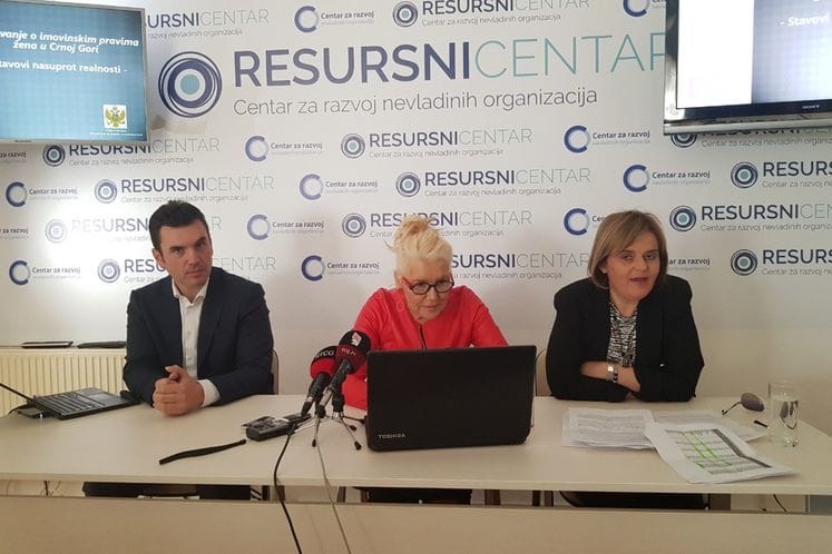 Predstavljeno istraživanje “Imovinska prava žena “