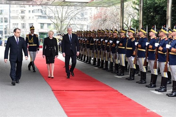 Prime Minister Duško Marković starts official visit to Romania