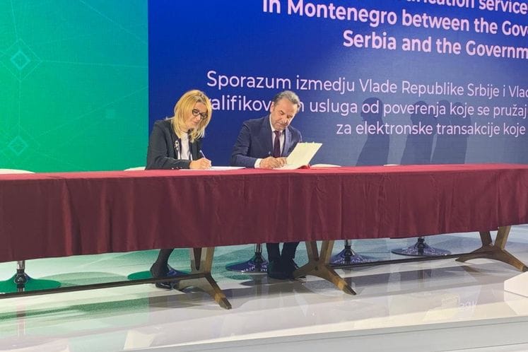 Beograd: Potpisan Sporazum o uzajamnom priznavanju usluga povjerenja i elektronske identifikacije između Republike Srbije i Crne Gore