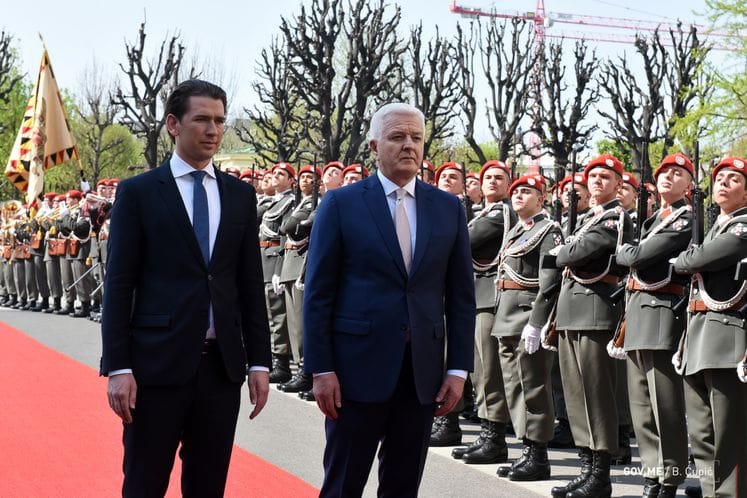 Prime Minister Duško Marković starts official visit to Austria