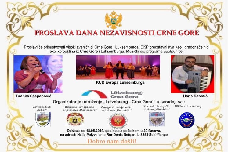 NAJAVA CENTRALNE PROSLAVE DANA NEZAVISNOSTI U LUKSEMBURGU