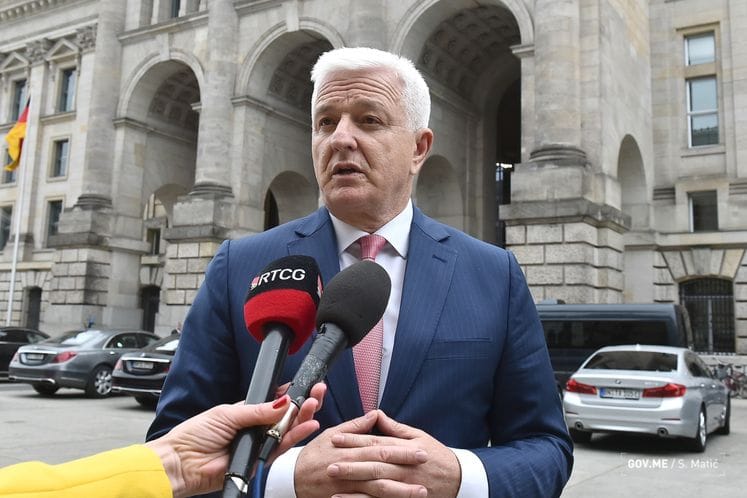 PM Marković: Montenegro enjoys undoubted support of Bundestag and President Schäuble