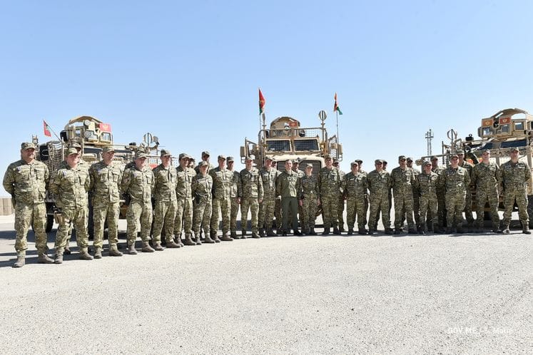 Dan nezavisnosti u bazi Marmal: Bošković sa našim vojnicima obilježio praznik