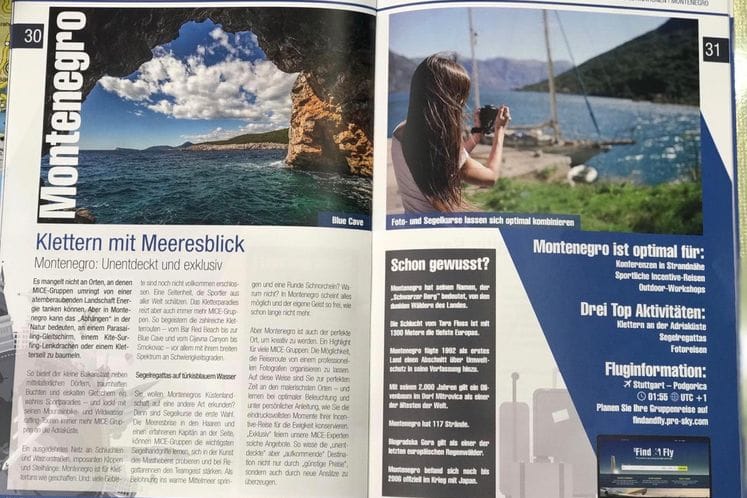 Saopštenje: Crna Gora izabrana u osam najboljih MICE destinacija