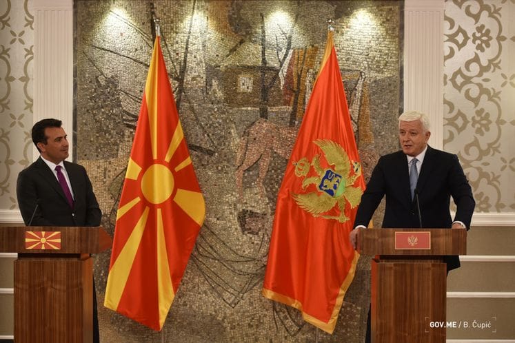 Premijeri Marković i Zaev na konferenciji za medije: Crna Gore i Sjeverna Makedonija su primjer zemalja kontinuiranog prijateljstva i međusobnog pomaganja