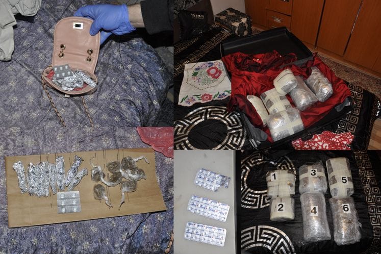 Podgorica: Izvršeni pretresi i zaplijenjeno preko 5 kg marihuane i tablete ksalola; tri lica lišena slobode