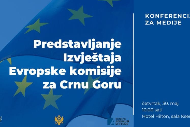 Konferencija za medije povodom predstavljanja Izvještaja EK za Crnu Goru