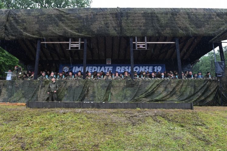 Međunarodna vježba "Immediate Response19": General Dakić na proslavi u Slunju, VCG učestvuje sa 38 pripadnika