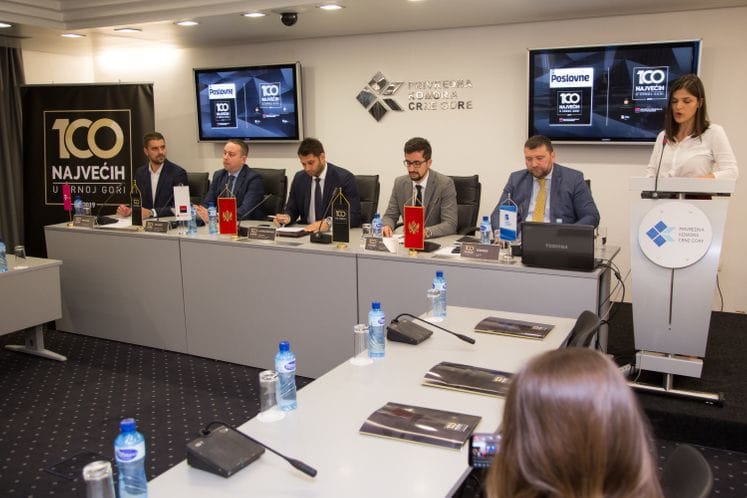 Poznati prvorangirani projekta 100 NAJVEĆIH u Crnoj Gori