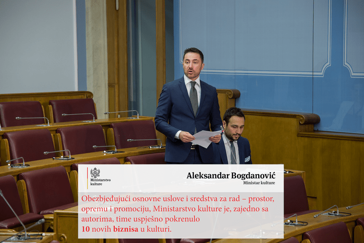 Ministar Bogdanović odgovarao na poslanička pitanja