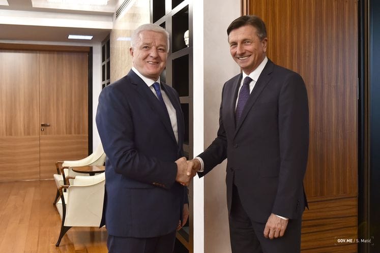 PM Marković hosts Slovenian President Borut Pahor: Excellent relations between two states strengthened by NATO partnership