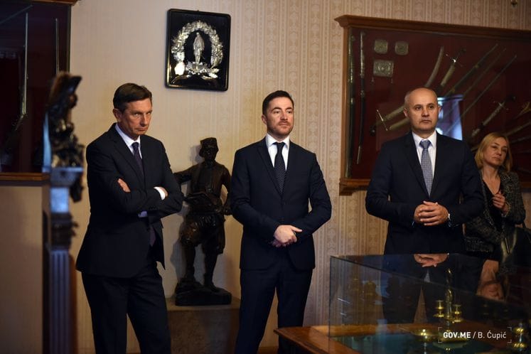 Predsjednik Republike Slovenije Borut Pahor posjetio Narodni muzej Crne Gore
