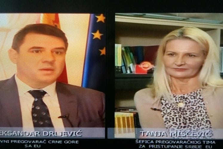 Emisija "Dvogled" RTCG - gost glavni pregovarač Aleksandar Drljević