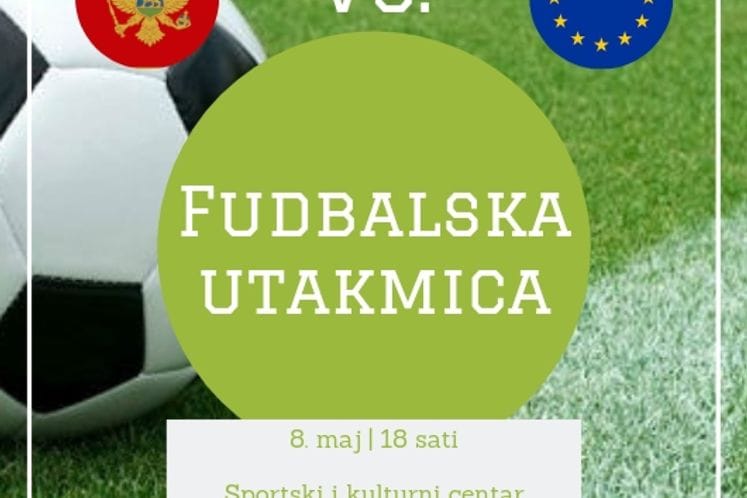 Fudbalski meč Crna Gora vs. EU