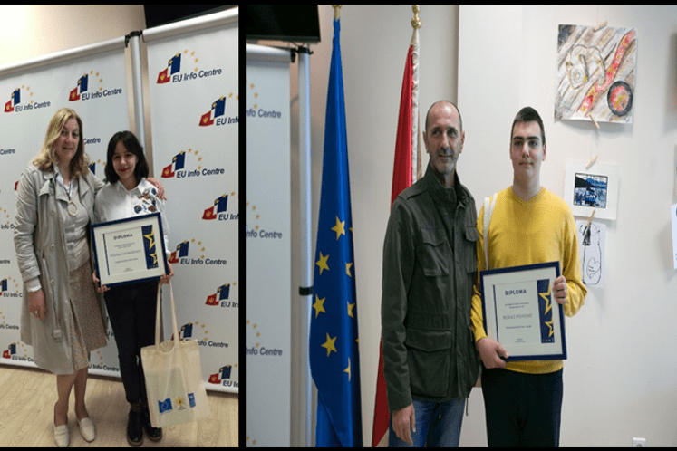 Uspjeh učenika Srednje likovne škole ”Petar Lubarda” na konkursu “Evropo čujemo li se”