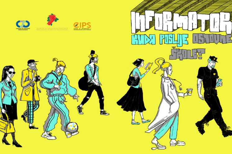 Učenica Srednje likovne škole Petar Lubarda, Isidora Avramović dizajnirala je korice Informatora „Kuda poslije osnovne škole“