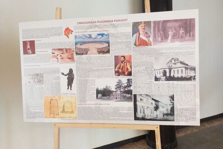 Otvorena izložba „Crnogorska pozorišna povijest“
