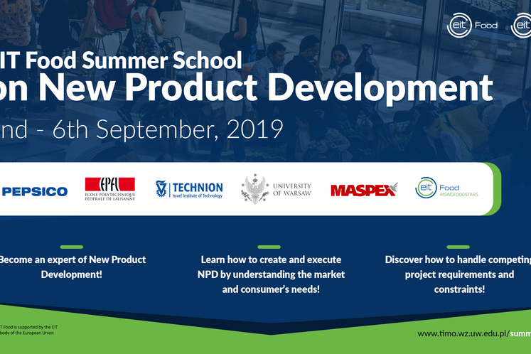 EIT Food poziva: Ljetnja škola za razvoj novih proizvoda