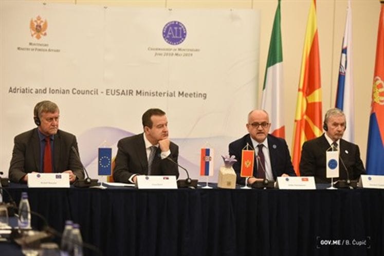 Montenegro successfully completes one-year presidency of AII and EUSAIR