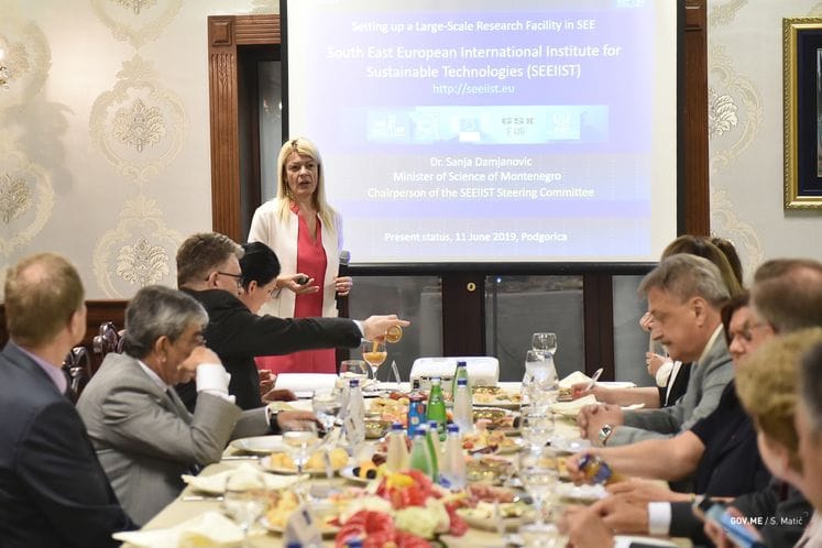 Minister Damjanović has working breakfast with ambassadors